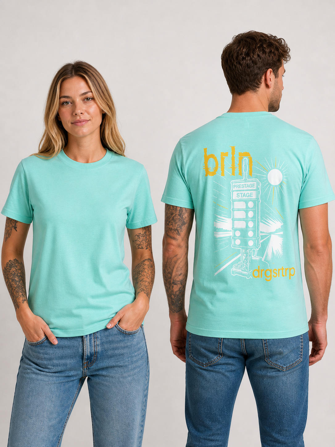 Brln Drgstrp Shirt  - Mint